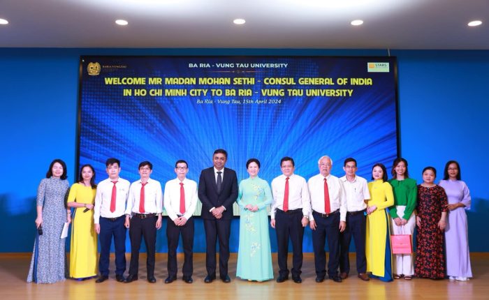 Đại học Bà Rịa – Vũng Tàu long trọng tổ chức chương trình tiếp đón Tổng Lãnh sự quán Ấn Độ