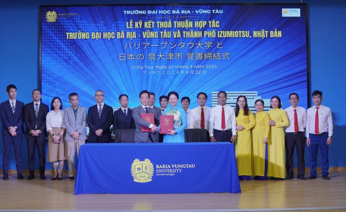 Trường Đại học Bà Rịa Vũng Tàu ký MOU với Thành phố Izumiotsu, Tỉnh Osaka