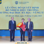 PGS.TS. NGUYỄN BÁ HOÀNG CHÍNH THỨC ĐƯỢC BỔ NHIỆM HIỆU TRƯỞNG TRƯỜNG ĐẠI HỌC BÀ RỊA – VŨNG TÀU