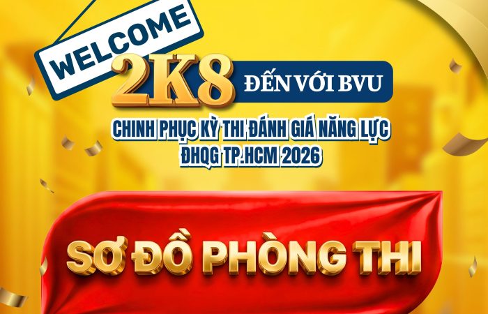 SƠ ĐỒ ĐỊA ĐIỂM THI ĐGNL ĐHQG-HCM ĐỢT 1 NĂM 2026 TẠI CỤM THI BVU