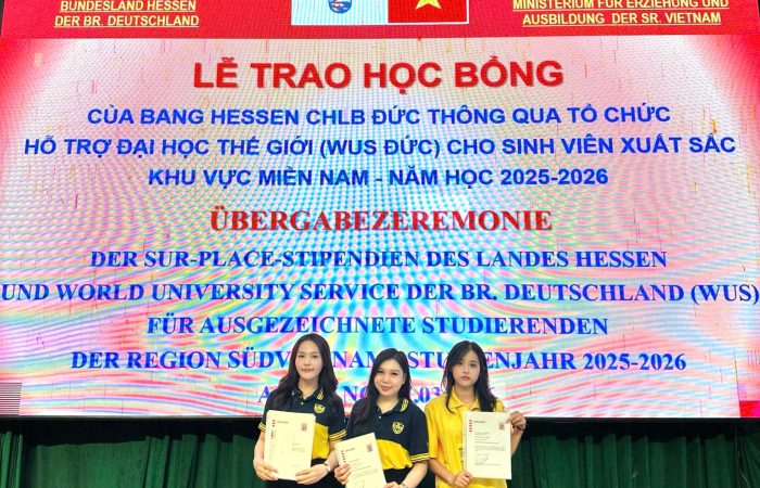 Chúc mừng sinh viên BVU xuất sắc nhận học bổng Hessen 2026