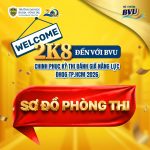 SƠ ĐỒ ĐỊA ĐIỂM THI ĐGNL ĐHQG-HCM ĐỢT 1 NĂM 2026 TẠI CỤM THI BVU