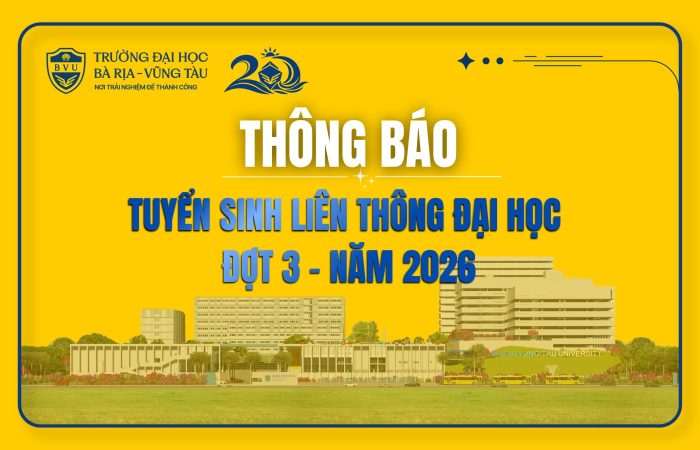 THÔNG BÁO TUYỂN SINH LIÊN THÔNG ĐẠI HỌC ĐỢT 03 NĂM 2026