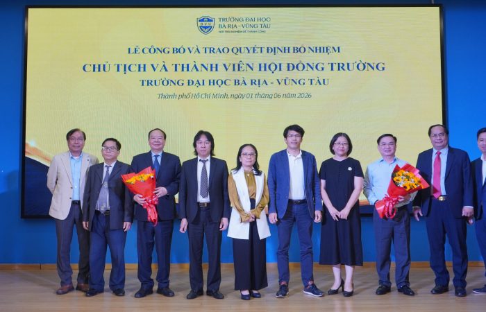 BVU công bố Quyết định bổ nhiệm lãnh đạo Hội đồng trường