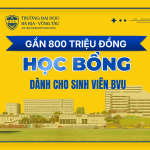 “Cơn mưa” học bổng gần 800 triệu đồng dành cho sinh viên BVU