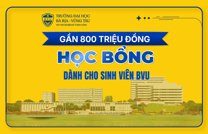 “Cơn mưa” học bổng gần 800 triệu đồng dành cho sinh viên BVU