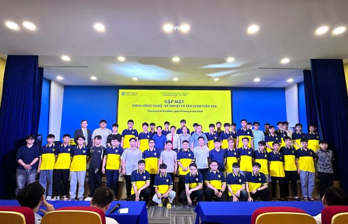 Khoa Công nghệ – Kỹ thuật BVU gặp mặt tân sinh viên Khóa 2026