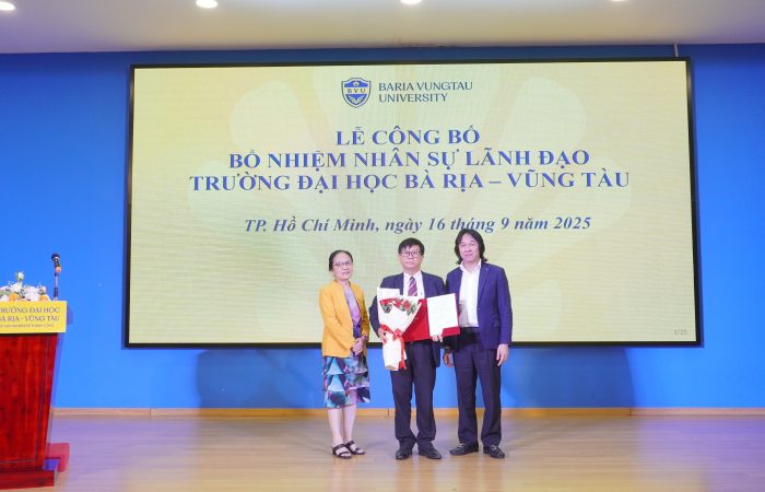 GIỚI THIỆU QUYỀN HIỆU TRƯỞNG MỚI TRƯỜNG ĐẠI HỌC BÀ RỊA – VŨNG TÀU