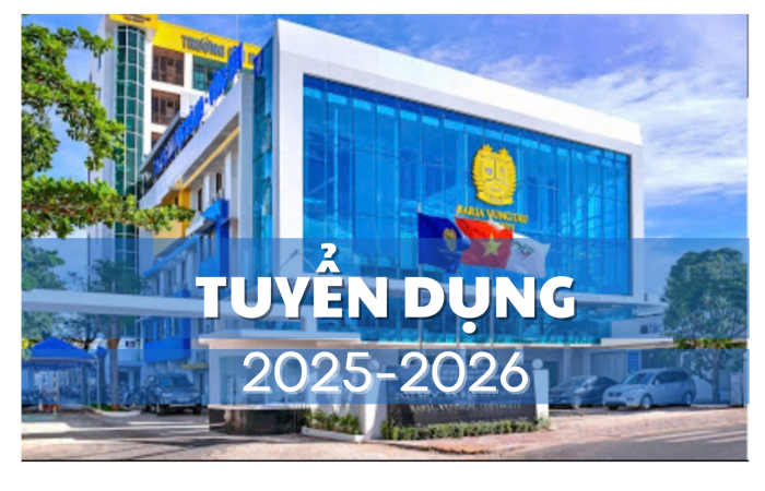 BVU TUYỂN DỤNG NHÂN SỰ NĂM HỌC 2025 – 2026