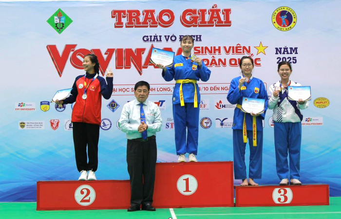 Tuổi trẻ BVU tỏa sáng tại Giải vô địch Vovinam toàn quốc 2025