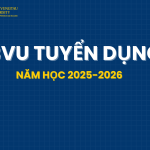 Tuyển dụng chuyên viên Trung tâm tuyển sinh BVU năm học 2025-2026