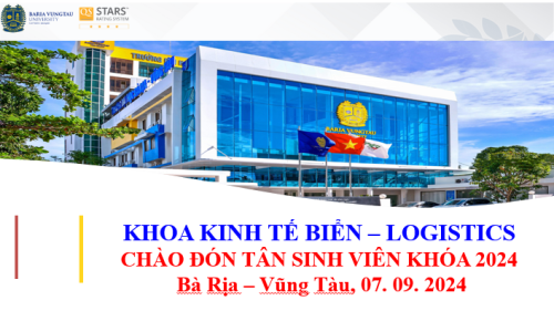 Khoa Kinh tế biển – Logistics chào đón tân sinh viên