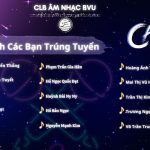 KẾT QUẢ CASTING CLB ÂM NHẠC BVU 2024