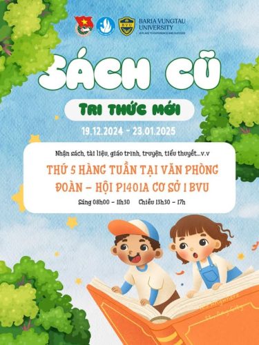 CHƯƠNG TRÌNH “SÁCH CŨ – TRI THỨC MỚI”