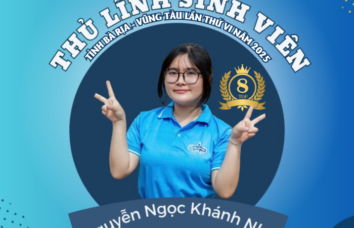 4 SINH VIÊN BVU XUẤT SẮC LỌT TOP 8 CHUNG KẾT HỘI THI “THỦ LĨNH SINH VIÊN” TỈNH BÀ RỊA – VŨNG TÀU LẦN THỨ VI – 2025