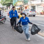 SINH VIÊN BVU RA QUÂN “CHỦ NHẬT XANH” – CHUNG TAY LÀM SẠCH MỸ QUAN ĐÔ THỊ TP. VŨNG TÀU