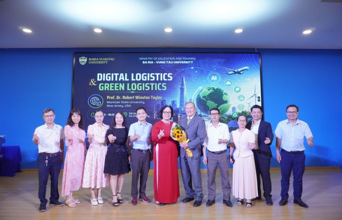 Khoa Kinh tế biển – Logistics BVU tổ chức nói chuyện chuyên đề: “Logistics số và chuyển đổi xanh”.