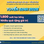 Trường Đại học Bà Rịa – Vũng Tàu công bố thông tin tuyển sinh năm 2026