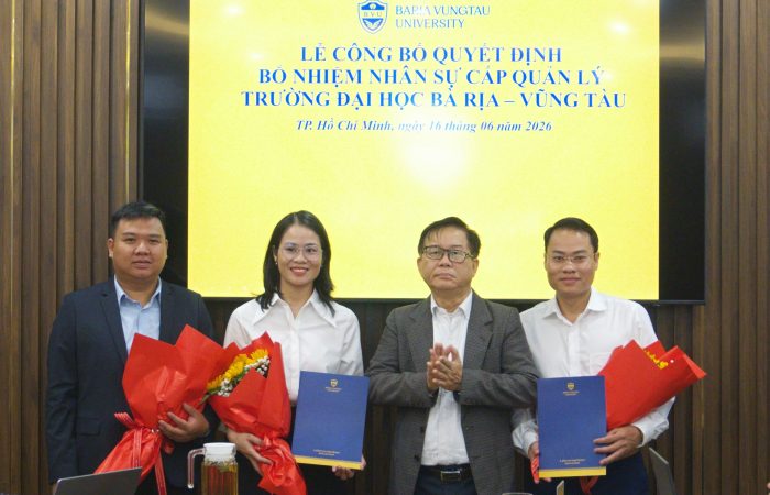 BVU bổ nhiệm cán bộ quản lý: Kiện toàn bộ máy – Nâng cao chât
