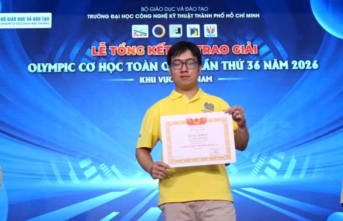 Sinh viên Khoa Công nghệ – Kỹ thuật BVU tỏa sáng tại Olympic Cơ Học toàn quốc 2026