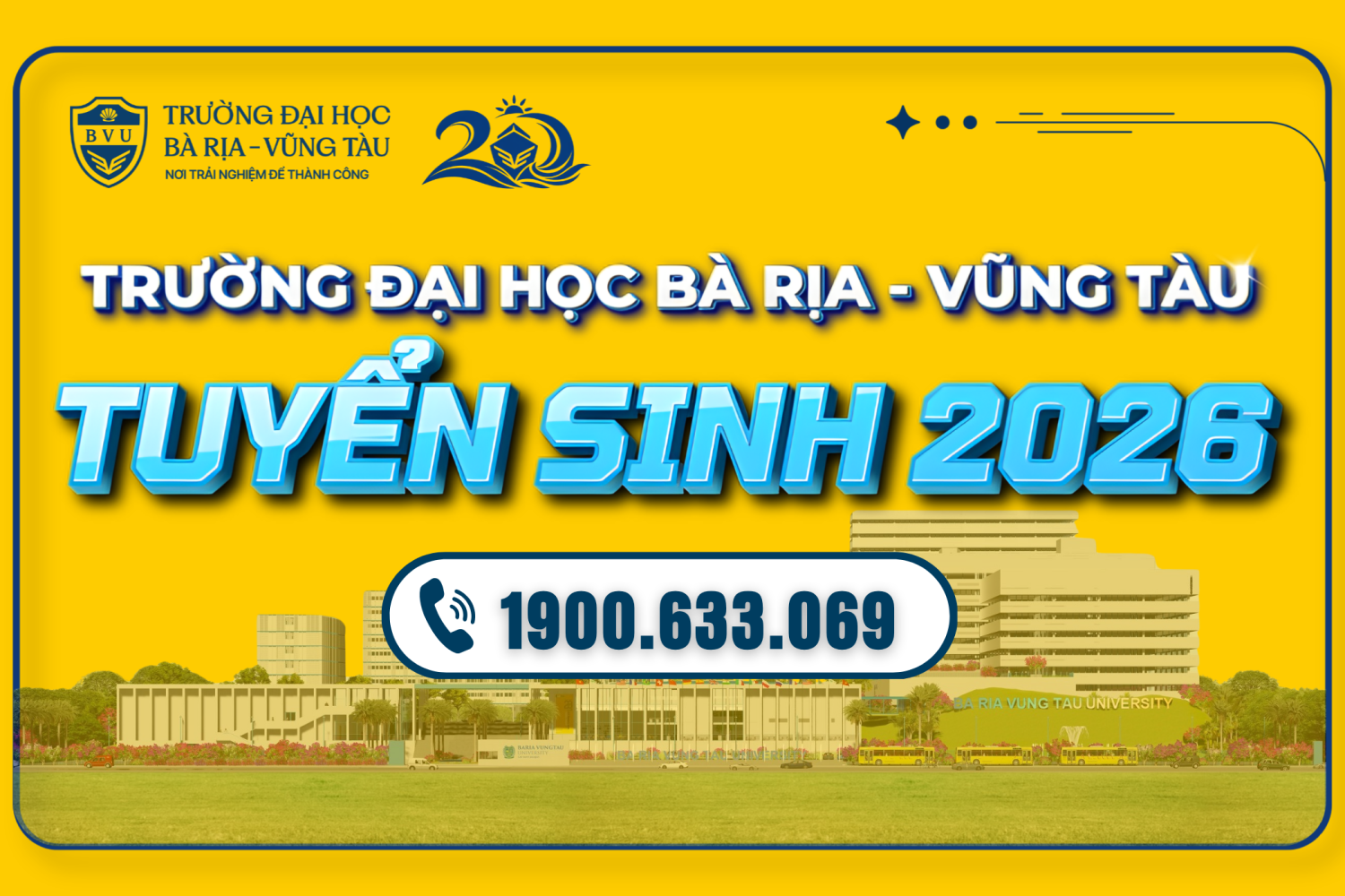 Trường Đại học Bà Rịa – Vũng Tàu công bố thông tin tuyển sinh năm 2026