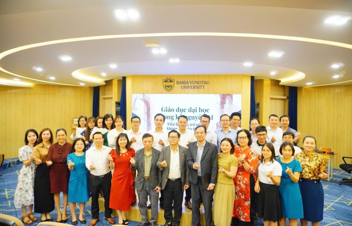 GS.TSKH Hoàng Văn Kiếm trở lại BVU cùng chuyên đề Giáo dục đại học trong kỷ nguyên AI