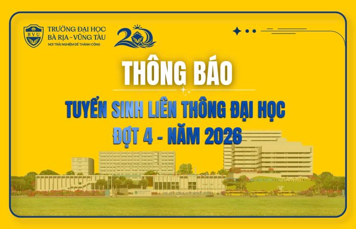 Thông báo Tuyển sinh Liên thông Đại học Đợt 4 năm 2026