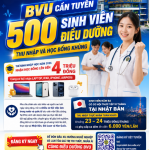 BVU cần tuyển 500 sinh viên Điều dưỡng mỗi năm – Đào tạo gắn liền với thực tập và việc làm Quốc tế