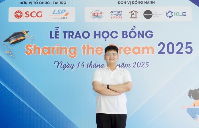Lê Hoàng Phúc – sinh viên xuất sắc Logistics đạt điểm phỏng vấn cao nhất Học bổng LSP Sharing The Dream – Trị giá 60 triệu