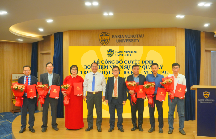 BVU bổ nhiệm cán bộ quản lý: Kiện toàn bộ máy – nâng cao chất lượng đào tạo năm học mới 2026