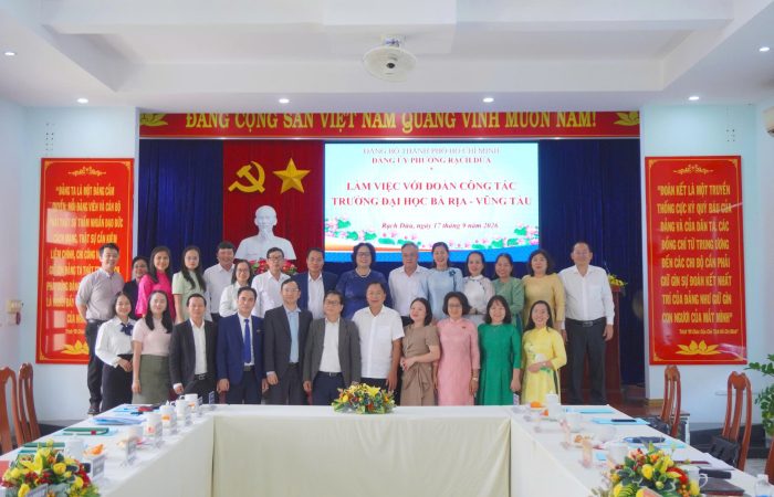 BVU làm việc cùng Đảng ủy, UBND phường Rạch Dừa – Mở ra hợp tác phát triển mới