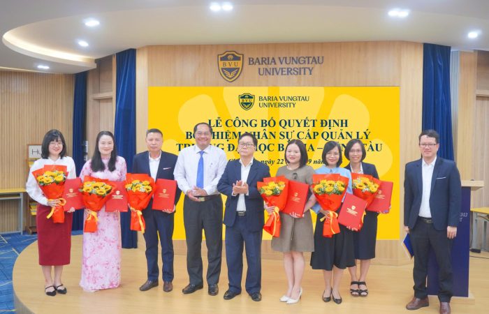 BVU tiếp tục tuyển dụng và bổ nhiệm cán bộ quản lý mới năm học 2026-2027