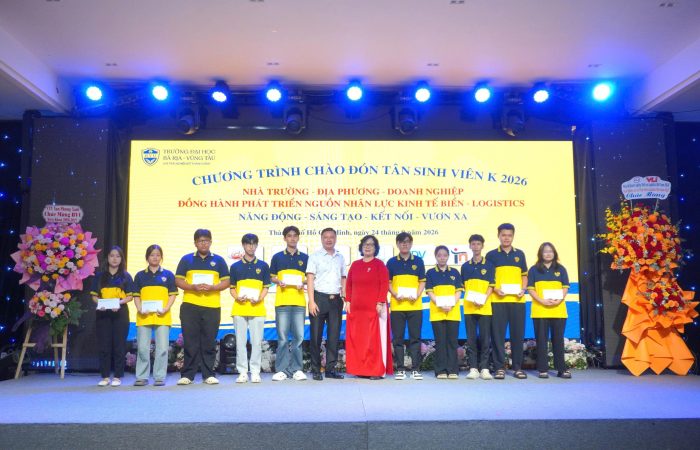 Tân sinh viên Khoa kinh tế Biển – Logistic k2026 khởi hành cùng hệ sinh thái kết nối