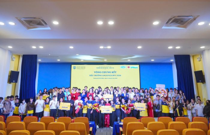 Chung kết cuộc thi “Đấu trường Logistics BVU 2026”: Từ bản lĩnh học thuật đến khát vọng kiến tạo tương lai xanh