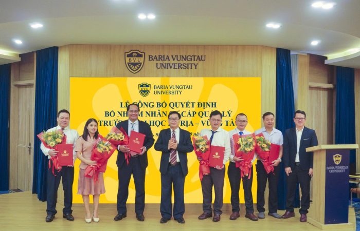 BVU tiếp tục kiện toàn đội ngũ cán bộ Quản lý năm học 2026-2027