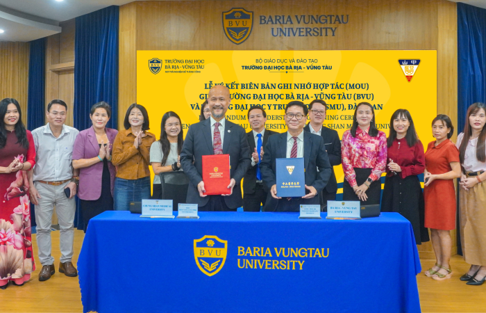 BVU hợp tác với Trường Đại học Y Trung Sơn (Đài Loan) – mở rộng cơ hội học tập, việc làm quốc tế cho sinh viên