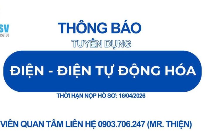  PETROSETCO VŨNG TÀU TUYỂN DỤNG 